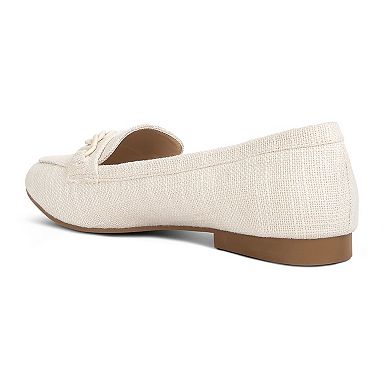 London Rag Women's Chain Embellished Loafers