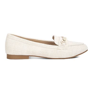 London Rag Women's Chain Embellished Loafers