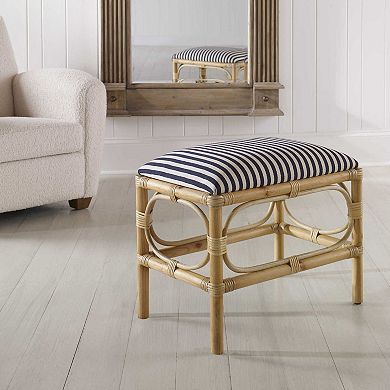 Uttermost Laguna Small White Bench