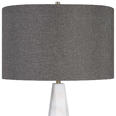 Uttermost Citadel White Marble Table Lamp
