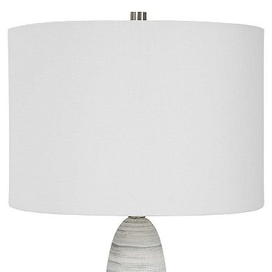 Uttermost Levadia Matte White Table Lamp