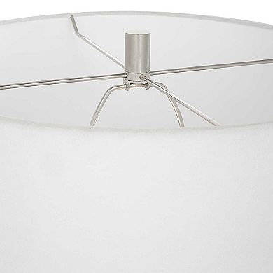 Uttermost Repetition White Marble Table Lamp
