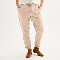 Women's Plus Size Plus Size Cargo Attitude Pant - khaki