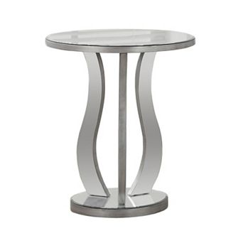 Monarch Transitional Wavy End Table