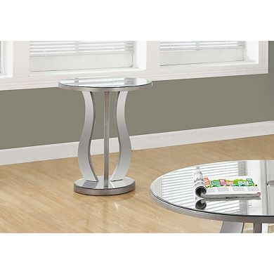 Monarch Transitional Wavy End Table