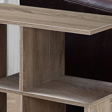 Monarch 4-Shelf Asymmetrical End Table