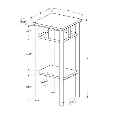 Monarch Plant Stand End Table