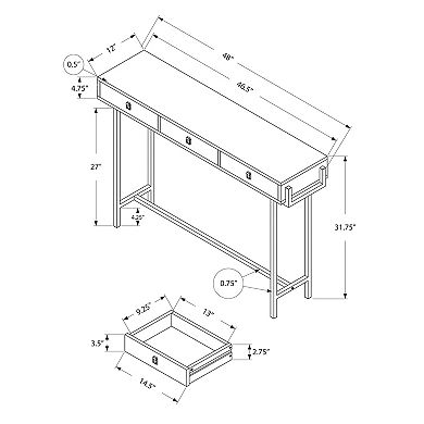 Monarch Entryway Accent Console Table