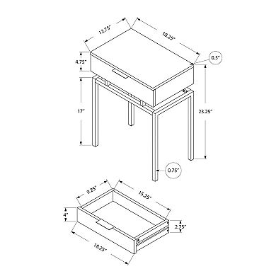 Monarch Contemporary End Table