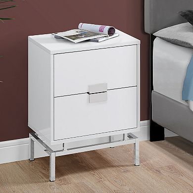 Monarch Contemporary Nightstand Table