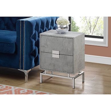 Monarch Contemporary Nightstand Table