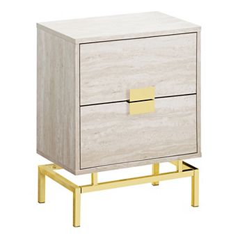 Monarch Contemporary Nightstand Table