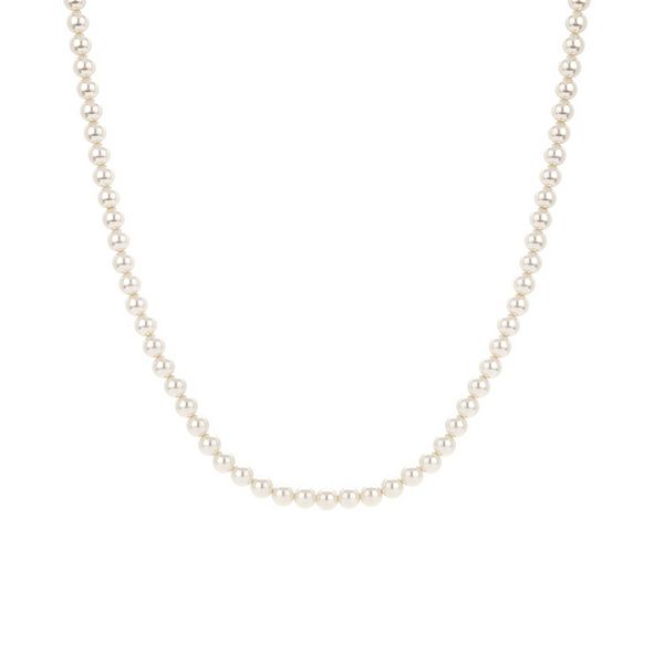 Aurielle 18k Gold Plated Simulated Pearl Strand Necklace