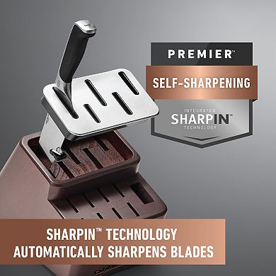 Calphalon® Premier SharpIN 15-pc. Self-Sharpening Carbon Steel Knife Block Set