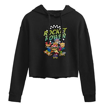 Juniors' Nickelodeon Rocket Power Skating Cropped Hoodie