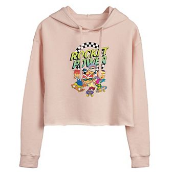 Juniors' Nickelodeon Rocket Power Skating Cropped Hoodie