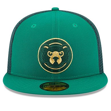 Men's New Era  Kelly Green Chicago Cubs 2023 St. Patrick's Day 59FIFTY Fitted Hat