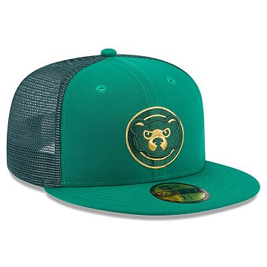 Men's New Era  Kelly Green Chicago Cubs 2023 St. Patrick's Day 59FIFTY Fitted Hat