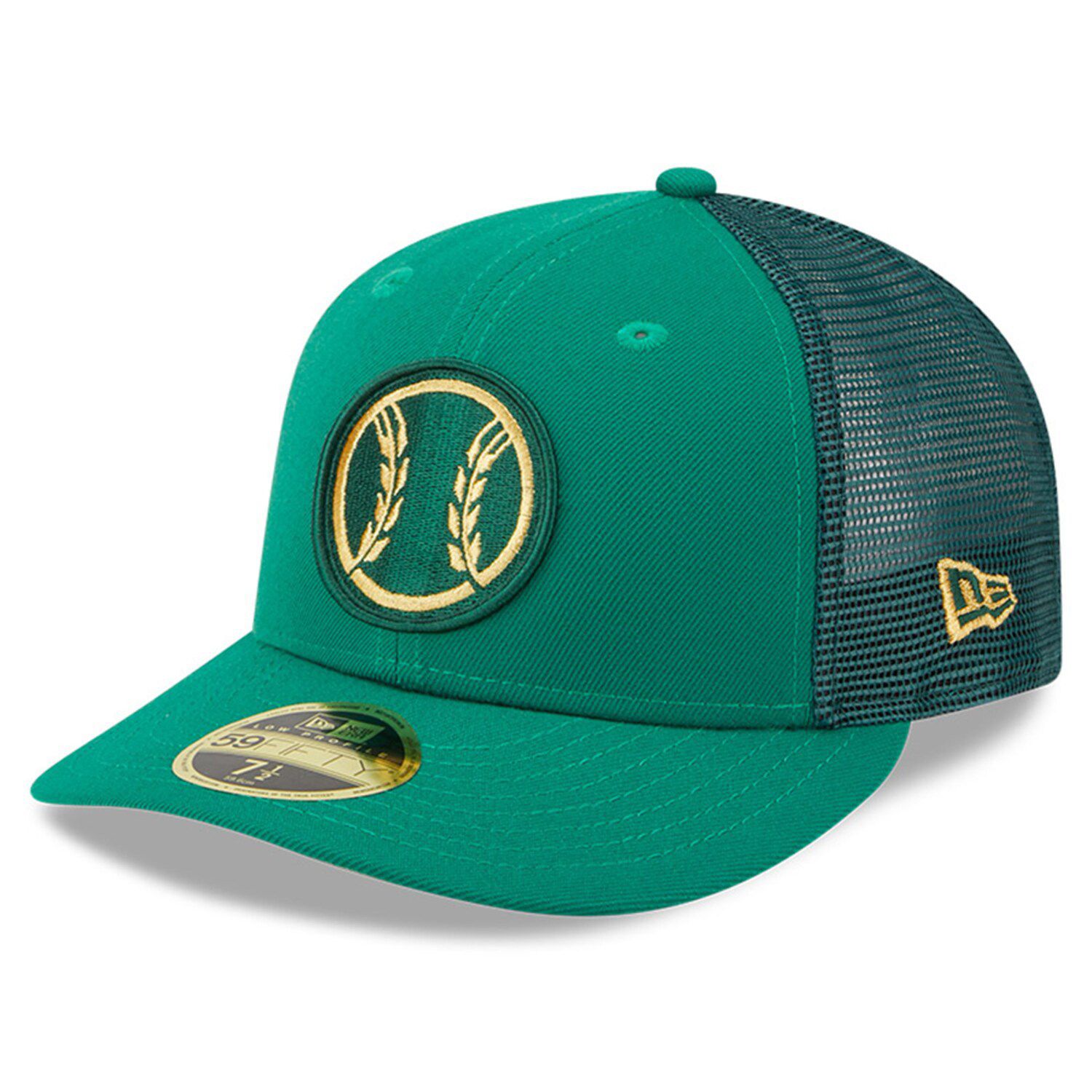 Men's New Era White/Green Milwaukee Brewers 1982 World Series Watermelon Lolli 59FIFTY Fitted Hat