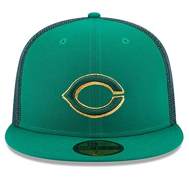 Men's New Era  Kelly Green Cincinnati Reds 2023 St. Patrick's Day 59FIFTY Fitted Hat