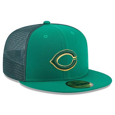 Men's New Era  Kelly Green Cincinnati Reds 2023 St. Patrick's Day 59FIFTY Fitted Hat