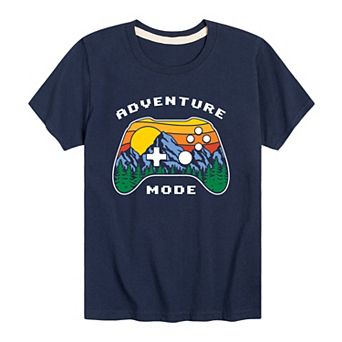 Boys 8-20 Adventure Mode Game Controller Tee