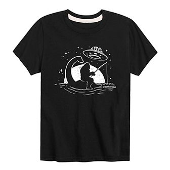 Boys 8-20 Sasquatch UFO Nessy Tee