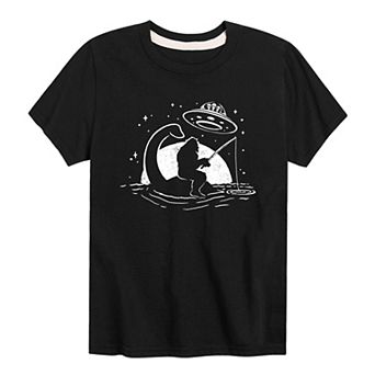 Boys 8-20 Sasquatch UFO Nessy Tee