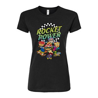 Juniors' Nickelodeon Rocket Power Skating Fitted Tee