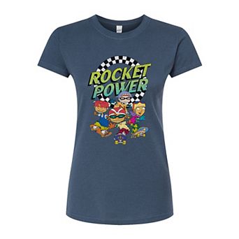 Juniors' Nickelodeon Rocket Power Skating Fitted Tee