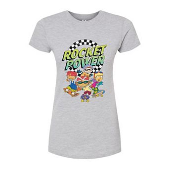 Juniors' Nickelodeon Rocket Power Skating Fitted Tee