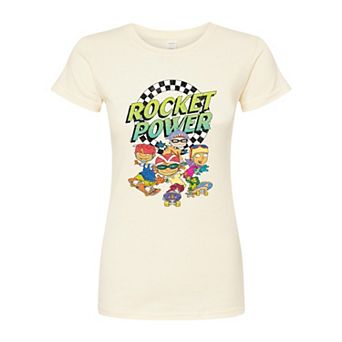 Juniors' Nickelodeon Rocket Power Skating Fitted Tee