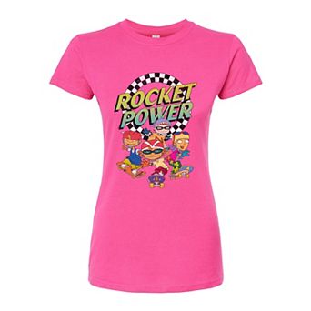 Juniors' Nickelodeon Rocket Power Skating Fitted Tee
