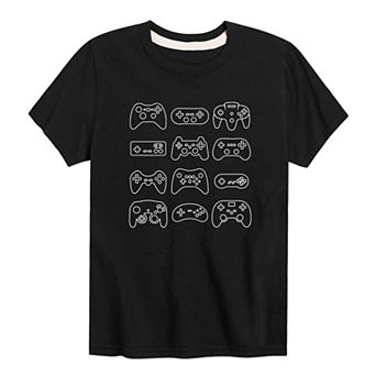 Boys 8-20 Controller Grid Tee