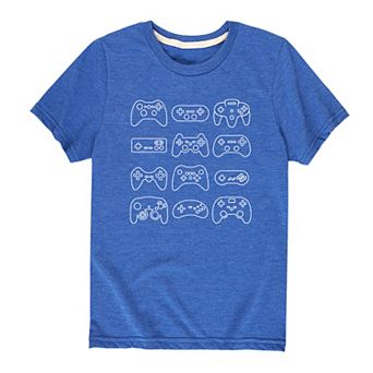 Boys 8-20 Controller Grid Tee