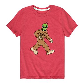 Boys 8-20 Bigfoot Alien Tee