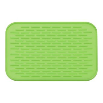 8.5" x 6" Sink Drain Pad Silicone Dish Drying Mat
