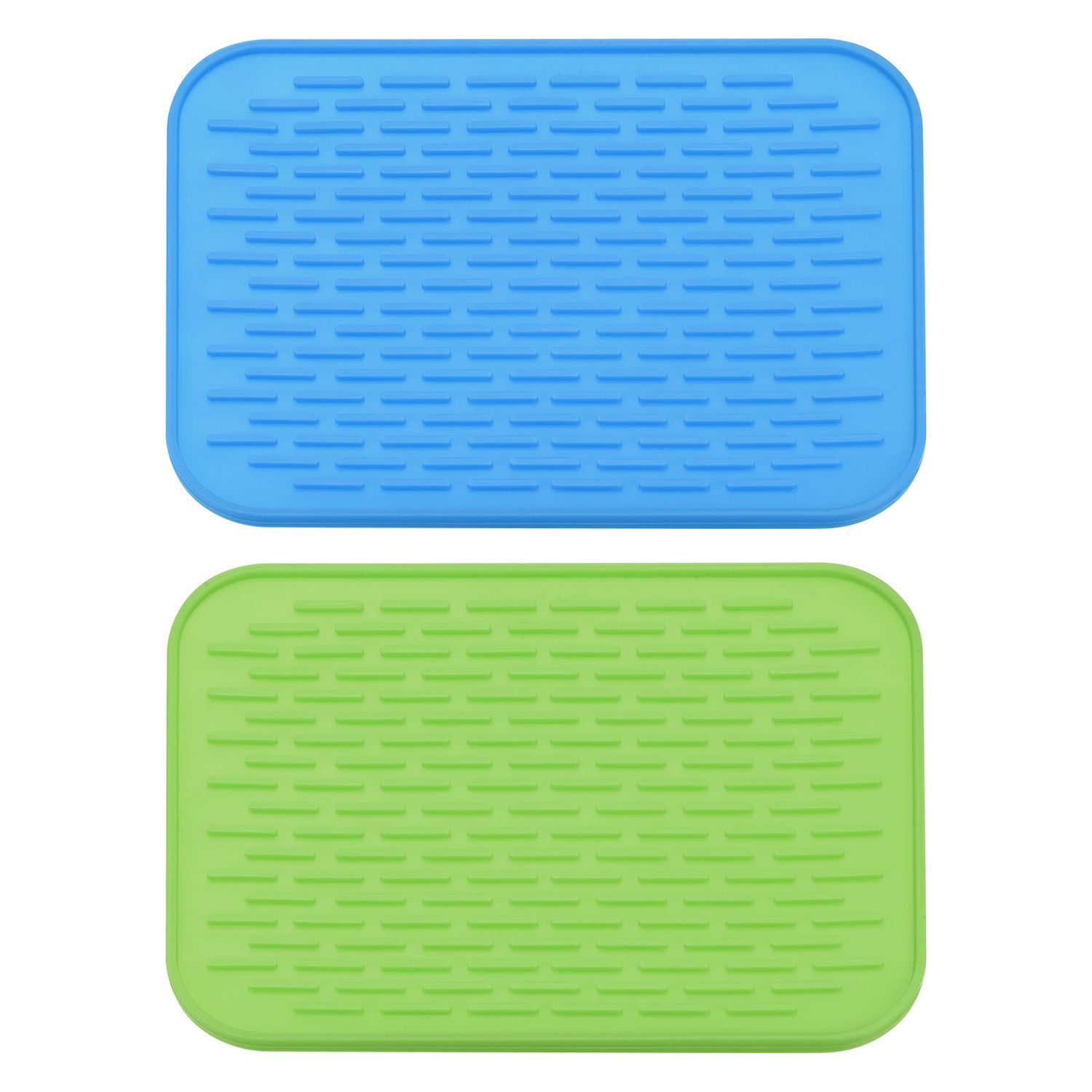 2PCS, 8 Inch Silicone Trivets for Hot Pots and Pans, Hot Pads for Kitchen  Count