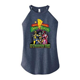 Juniors' Power Rangers Vintage High Neck Tank Top