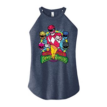 Juniors' Power Rangers Red Ranger High Neck Tank Top