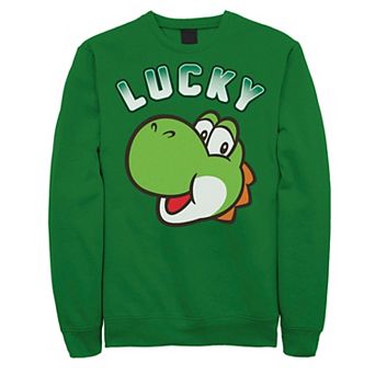Men's Nintendo Yoshi's Head Lucky Sweatshirt