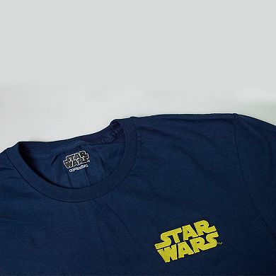 Men's Star Wars Yellow Logo Embroidered Graphic Tee