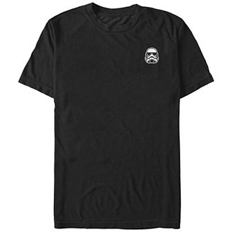 Men's Star Wars Stormtrooper Helmet Embroidered Graphic Tee