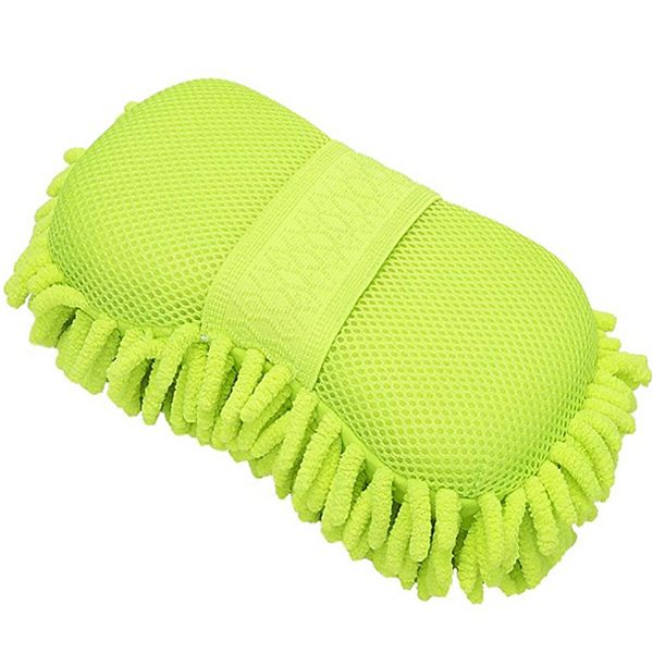 Department Store 1pc Car Wash Mitt Chenille Microfiber Wash Sponge