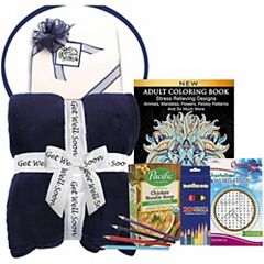 Get Well Soon Basket of Thoughtfulness & Comfort- get well soon