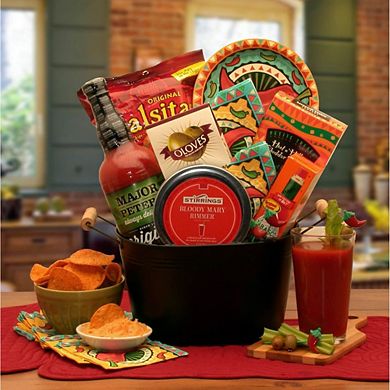 GBDS A Bloody Mary Mixer Gift Basket - bloody mary gift basket