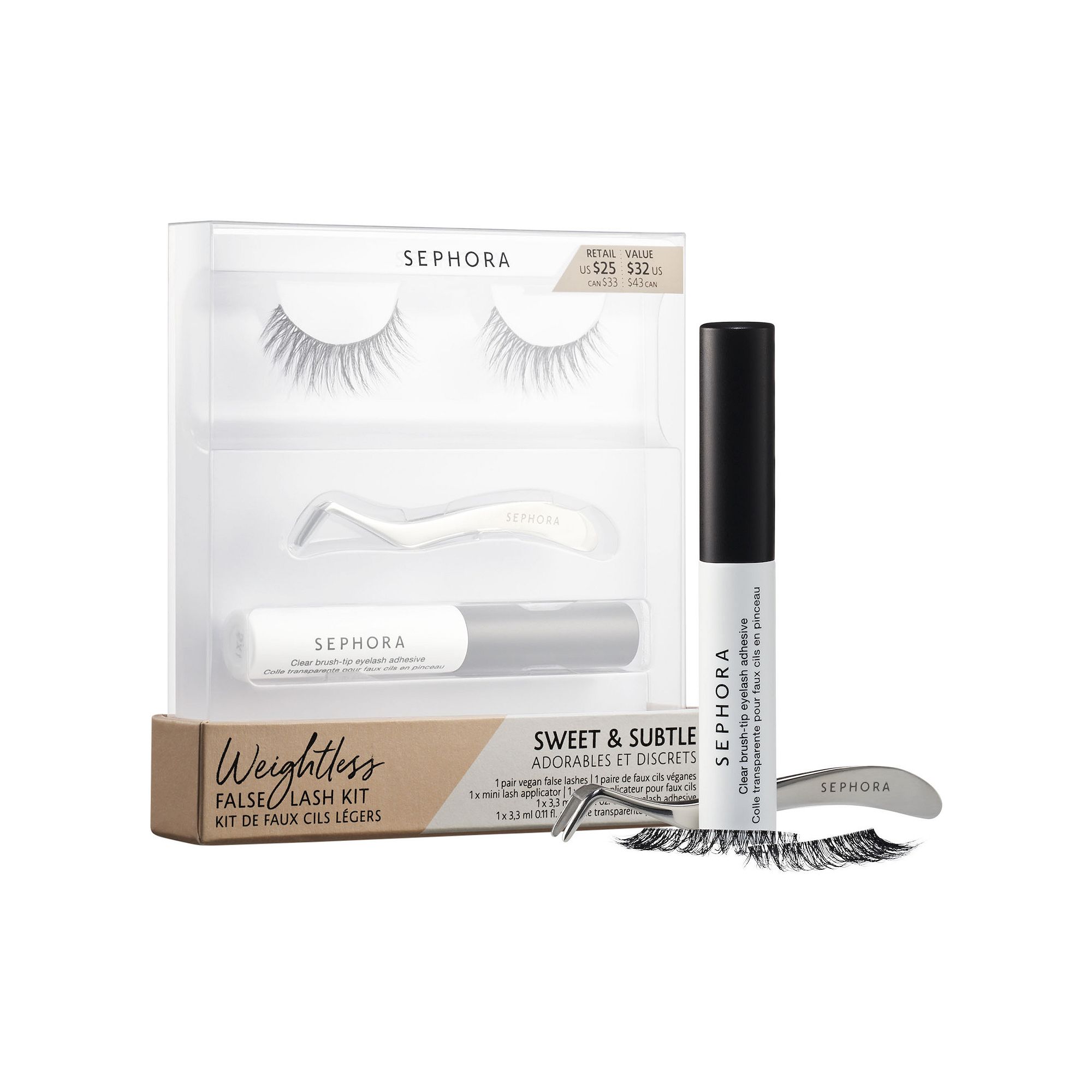 SEPHORA COLLECTION Weightless False Eyelash Kit, None