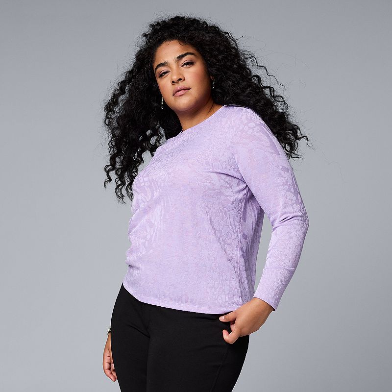 Kohls 2024 purple sweater