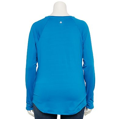 Plus Size Tek Gear® Maternity Dry Tek Long Sleeve Tee