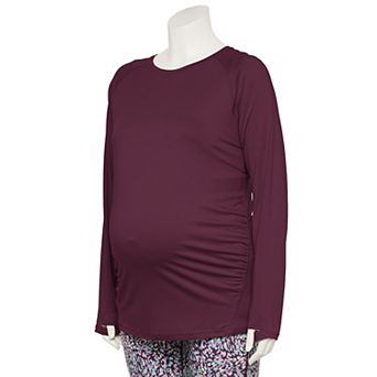 Plus Size Tek Gear® Maternity Dry Tek Long Sleeve Tee
